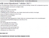 Nieuwsbrief juni 2017 Werkgroep Zon