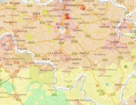 Nieuwe lichthinderkaart online