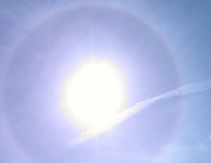 Halo rond de zon