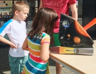 Zonnekijken met de 2de jaars van GBS Linden