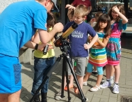 Zonnekijken met de 2de jaars van GBS Linden