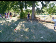 Tijdens deze Kubb-zeeslag combinatie werden ook de namen van de sterrenbeelden ingeoefend aan de hand van anagrammen. JVS Vigilia zomerkamp 27/07/20 - 03/08/20 Limerlé