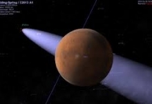C/2013 A1 nabij Mars