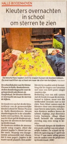 Sterrenwacht Altaïr op bezoek bij De Kleine Picasso
