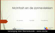McIntosh en de zonnevlekken