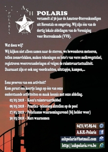 Activiteiten Maart 2018