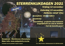 Sterrenkijkdagen 12 &amp; 13 november 2021