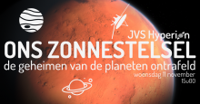 JVS Hyperion's eerste (online) activiteit