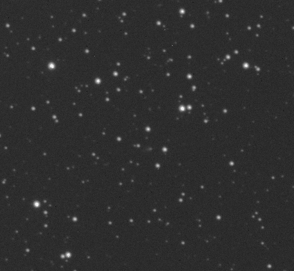 Gif animatie van komeet Ison op 4 maart 2013
